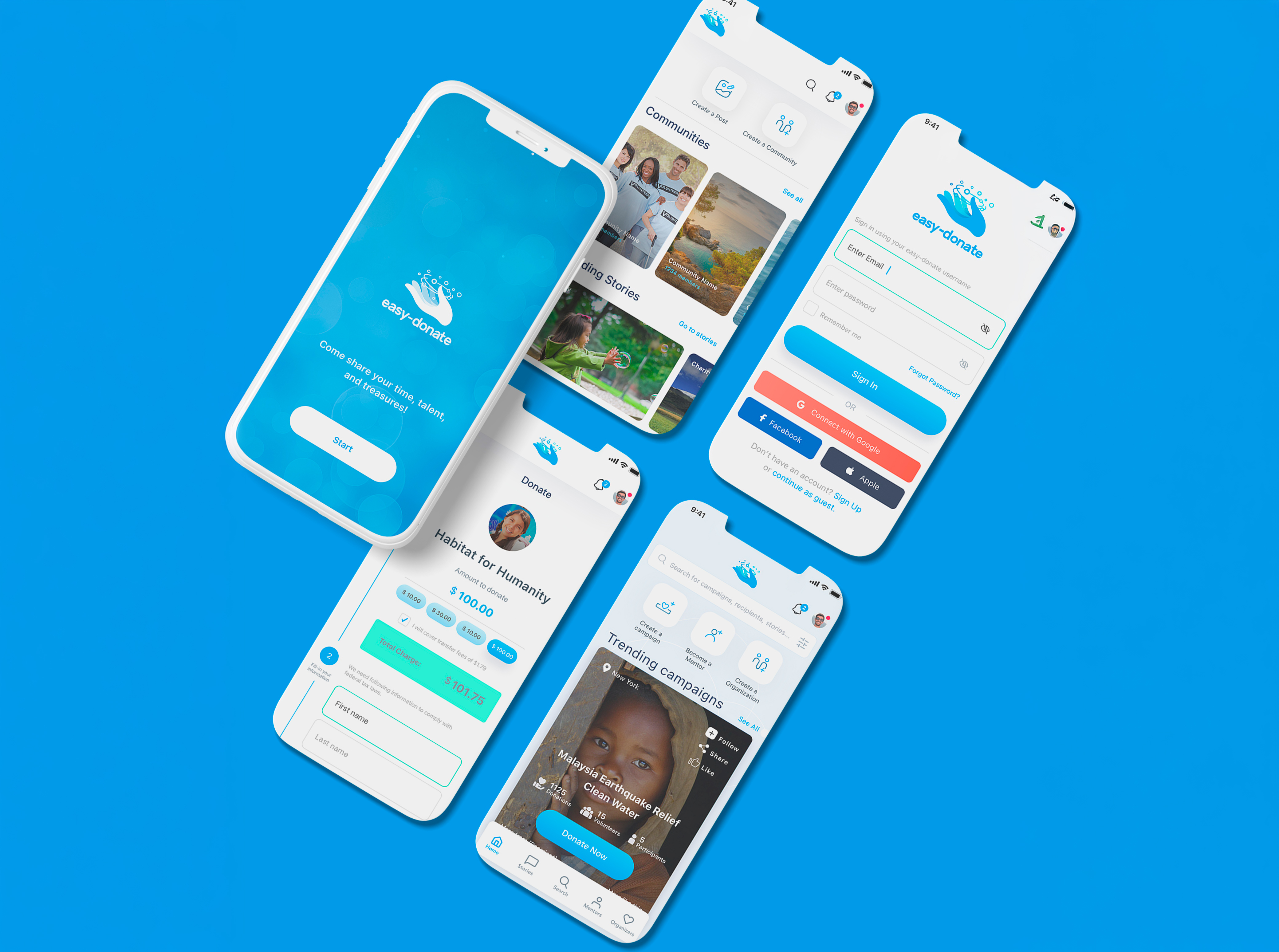 Easy Donate UI system applications