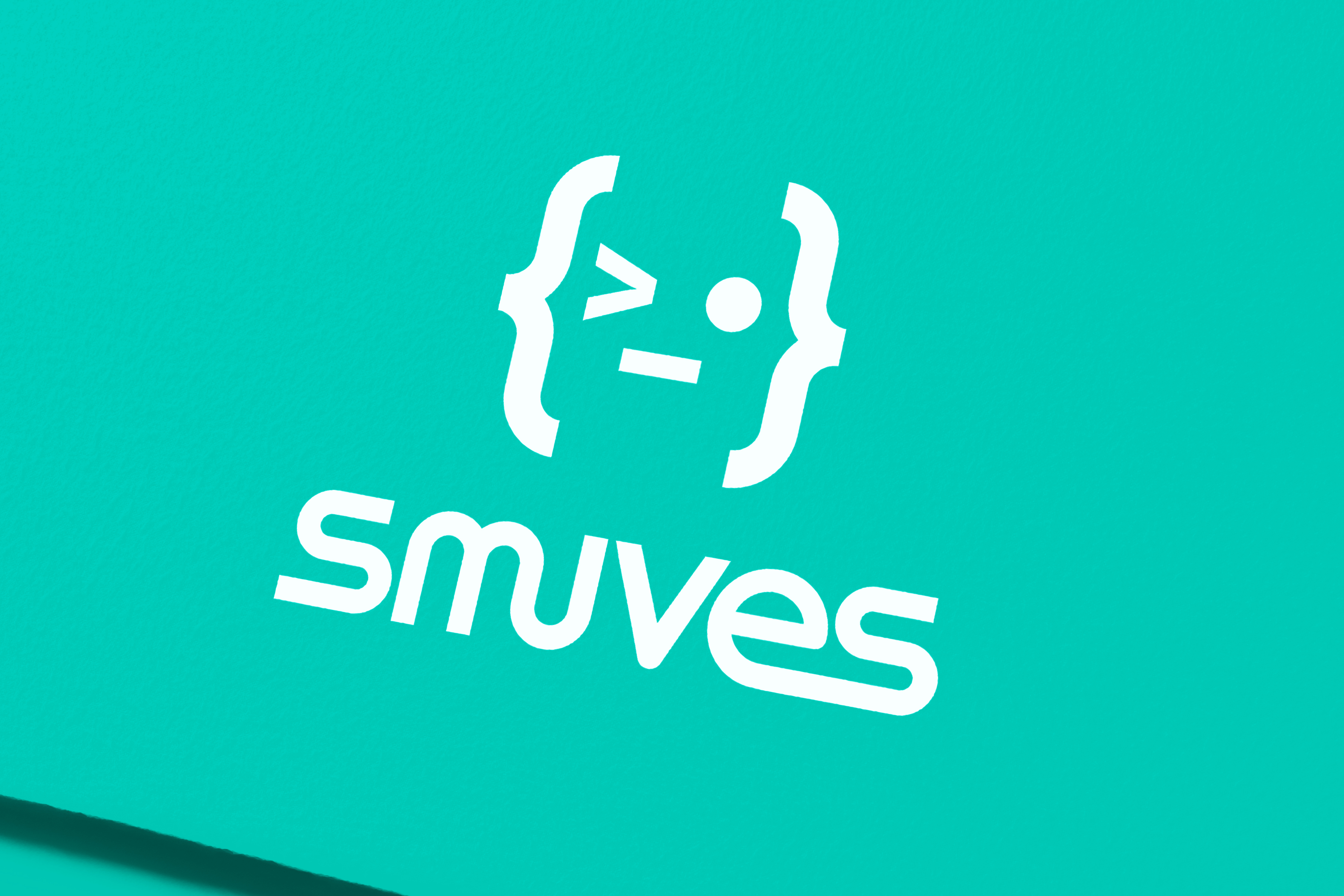 Smuves logo on a green background