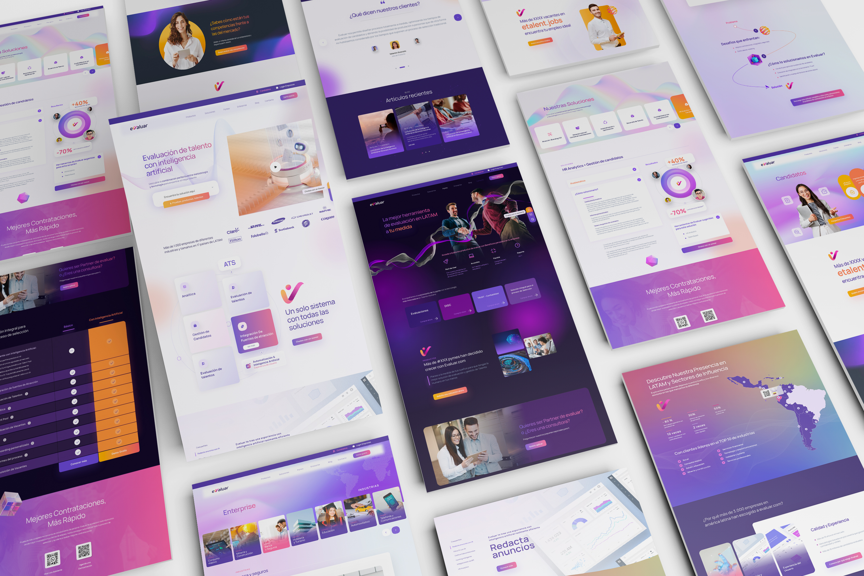 Brand Identity, UX/UI & Design System | Evaluar